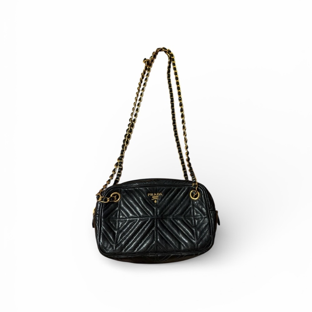 NWT Prada Soft Calf Impunture Diagramme camera bag - Picture 2 of 9